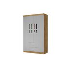 Quarto Infantil Completo Com Berço Cômoda E Guarda Roupa Alvi