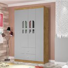 Quarto Infantil Completo Com Berço Cômoda E Guarda Roupa Alvi