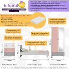 Quarto Infantil Completo Com Colchão Incluso Doçura Multimóve