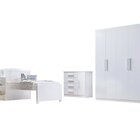 Quarto Infantil Completo Com Guarda-roupa Cama 100% Mdf E Côm