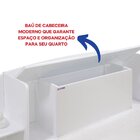 Quarto Infantil Completo Com Guarda-roupa Cama 100% Mdf E Côm