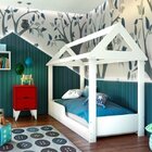 Quarto Infantil Completo Com Mesa De Cabeceira E Cama Montess