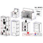 Quarto Infantil Completo Com Poltrona De Amamentação Multimóv