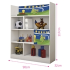 Quarto Infantil Completo Estante e Cama Copa do Mundo Brasil