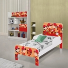Quarto Infantil Completo Estante e Cama Tropa de Bombeiros