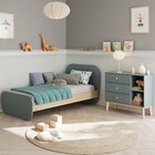 Quarto Infantil Completo Galápagos 3 Gavetas Kaki/cera Natura