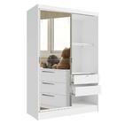 Quarto Infantil Completo Guarda Roupa 2 Portas 2 Gavetas Com