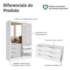 Quarto Infantil Completo Guarda Roupa 2 Portas 2 Gavetas Com