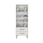 Quarto Infantil Completo Guarda-roupa 2 Portas 2 Gavetas Com