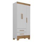 Quarto Infantil Completo Guarda Roupa 3 Portas 2 Gavetas Com