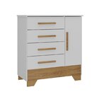 Quarto Infantil Completo Guarda Roupa 3 Portas 2 Gavetas Com