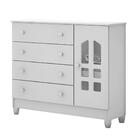 Quarto Infantil Completo Guarda Roupa 3 Portas Cômoda Com Por