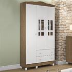 Quarto Infantil Completo Guarda Roupa 3 Portas Cômoda Com Por