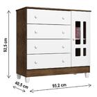 Quarto Infantil Completo Guarda Roupa 3 Portas Cômoda Com Por