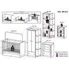 Quarto Infantil Completo João E Maria Com Berço 4 Em 1 + Roup