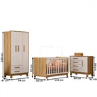 Quarto Infantil Completo Lion 4 Portas 6 Gavetas Branco/freij