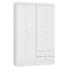 Quarto Infantil Completo Louise Com Guarda Roupa 04 Portas Cô