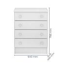 Quarto Infantil Completo Lulu Com Guarda Roupa 2 Portas