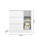 Quarto Infantil Completo Nuvem Com Guarda Roupa 4 Portas