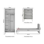 Quarto Infantil Completo Para Colchão 188x78cm Doçura Multimó