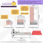 Quarto Infantil Completo Para Colchão 188x78cm Doçura Multimó