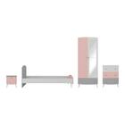 Quarto Infantil Completo Para Colchão 188x78cm Doçura Multimó