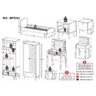 Quarto Infantil Completo Para Colchão 78x188cm Com Penteadeir