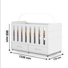 Quarto Infantil Completo Perola Com Guarda Roupa 3 Portas