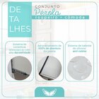 Quarto Infantil Completo Pérola Roupeiro E Cômoda 4 Gavetas