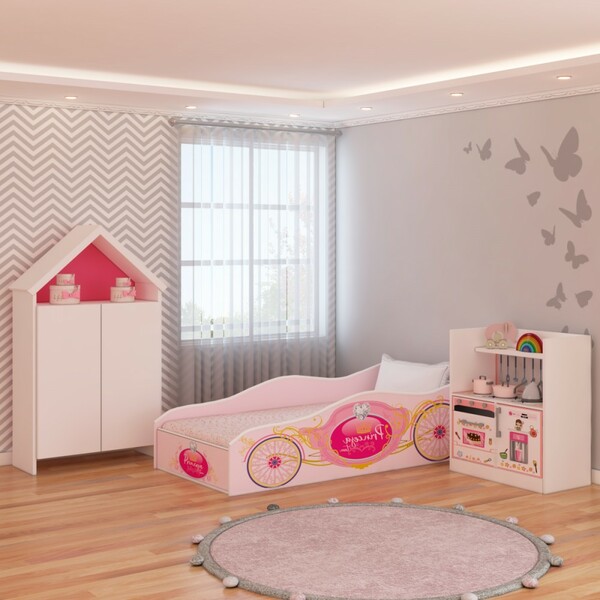 Quarto Infantil Completo Viagem Encantada 4 Portas 1 Gaveta B