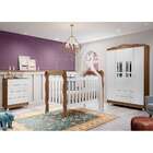 Quarto Infantil Decorado Ariel & Lila Branco E Marrom