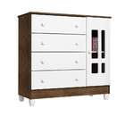 Quarto Infantil Decorado Eloa I Branco E Amadeirado