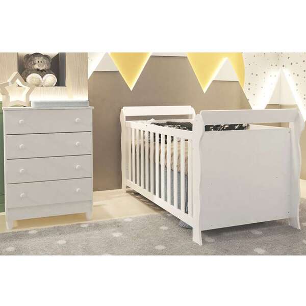 Quarto Infantil Decorado Eloa Ii Branco