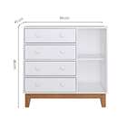 Quarto Infantil Decorado Lua Branco