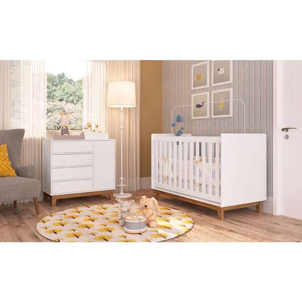 Quarto Infantil Decorado Meu Bebê Branco