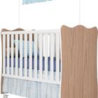 Quarto Infantil Doce Sonho - Berço Simples Branco/carvalho -