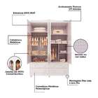 Quarto Infantil Elô Noah Com Janela 5 Pt 8 Gv Branco