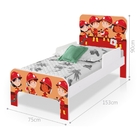 Quarto Infantil Estante Cama Tropa de Bombeiros com Colchão