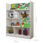 Quarto Infantil Estante e Cama Futebol Placar com Colchão