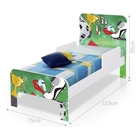 Quarto Infantil Estante e Cama Futebol Placar com Colchão