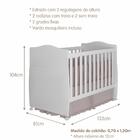 Quarto Infantil Fofura Comoda Fofura E Berço Conforto Branco
