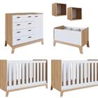 Quarto Infantil Gemeos 6 Peças Favo De Mel Fm039 Itapua Branc