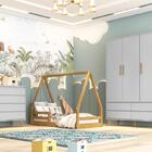 Quarto Infantil Guarda Roupa 3 Portas Cômoda 4 Gavetas Lorena