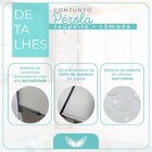 Quarto Infantil Guarda-roupa 3 Portas E Cômoda 4 Gavetas Péro