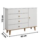 Quarto Infantil Guarda Roupa 3 Portas Lígia Cômoda Com Fraldá