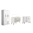 Quarto Infantil Guarda Roupa  Cômoda E Berço Berço Mini Cama