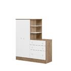 Quarto Infantil Guarda Roupa Com Cômoda, Cômoda Sapateira E B