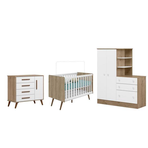 Quarto Infantil Guarda Roupa Cômoda , Cômoda Sapateira E Berç