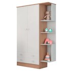 Quarto Infantil Guarda Roupa Cômoda Com Nicho E Berço Mini Ca