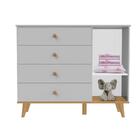 Quarto Infantil Guarda Roupa Cômoda Com Porta Lígia Cama Casi